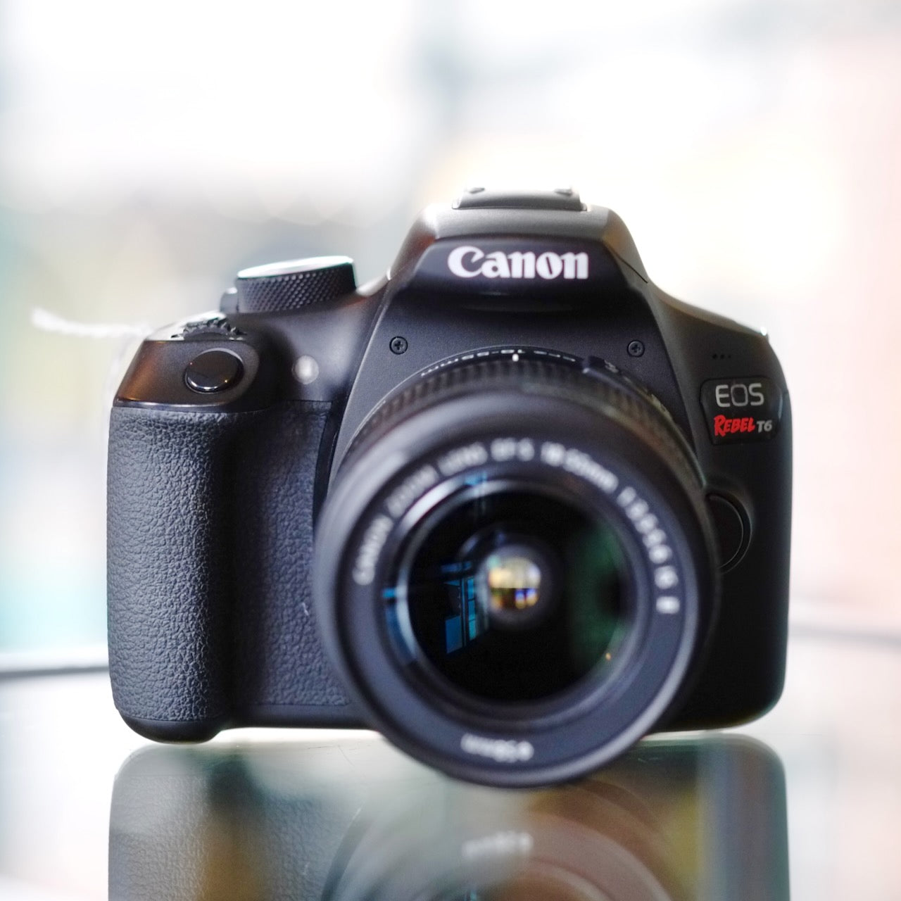 Canon EOS Rebel T6 with 18-55mm f3.5-5.6 IS II
