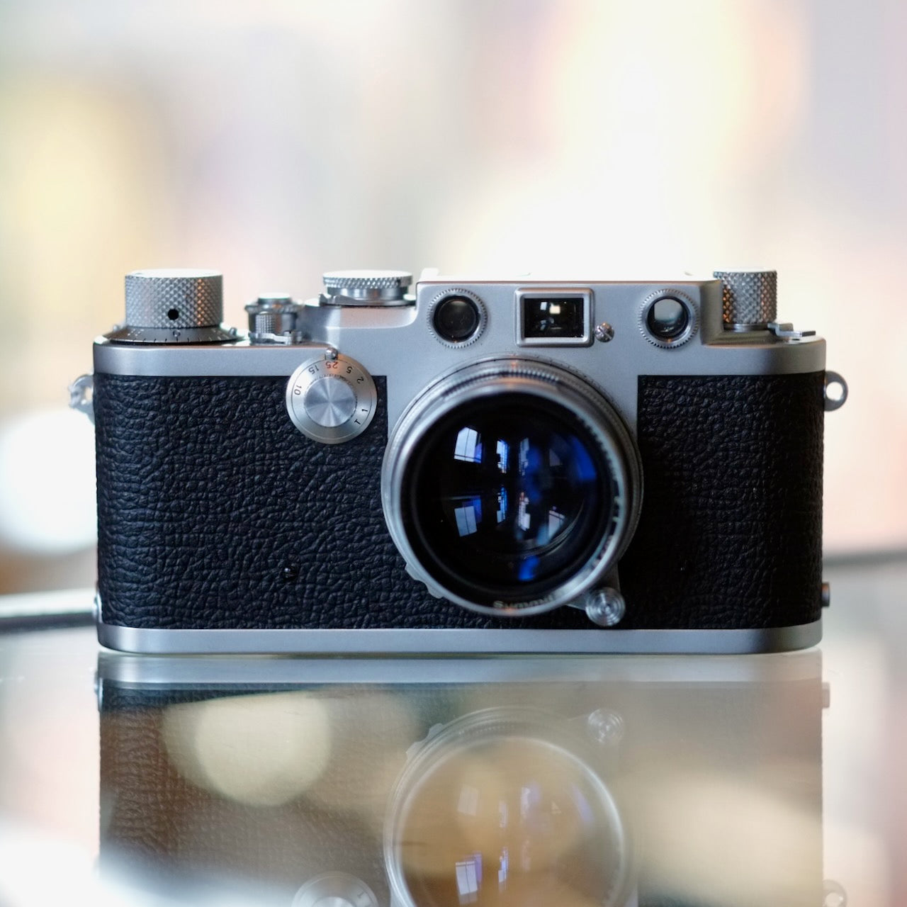 Leica IIIf Red Dial with 5cm f2 Summitar