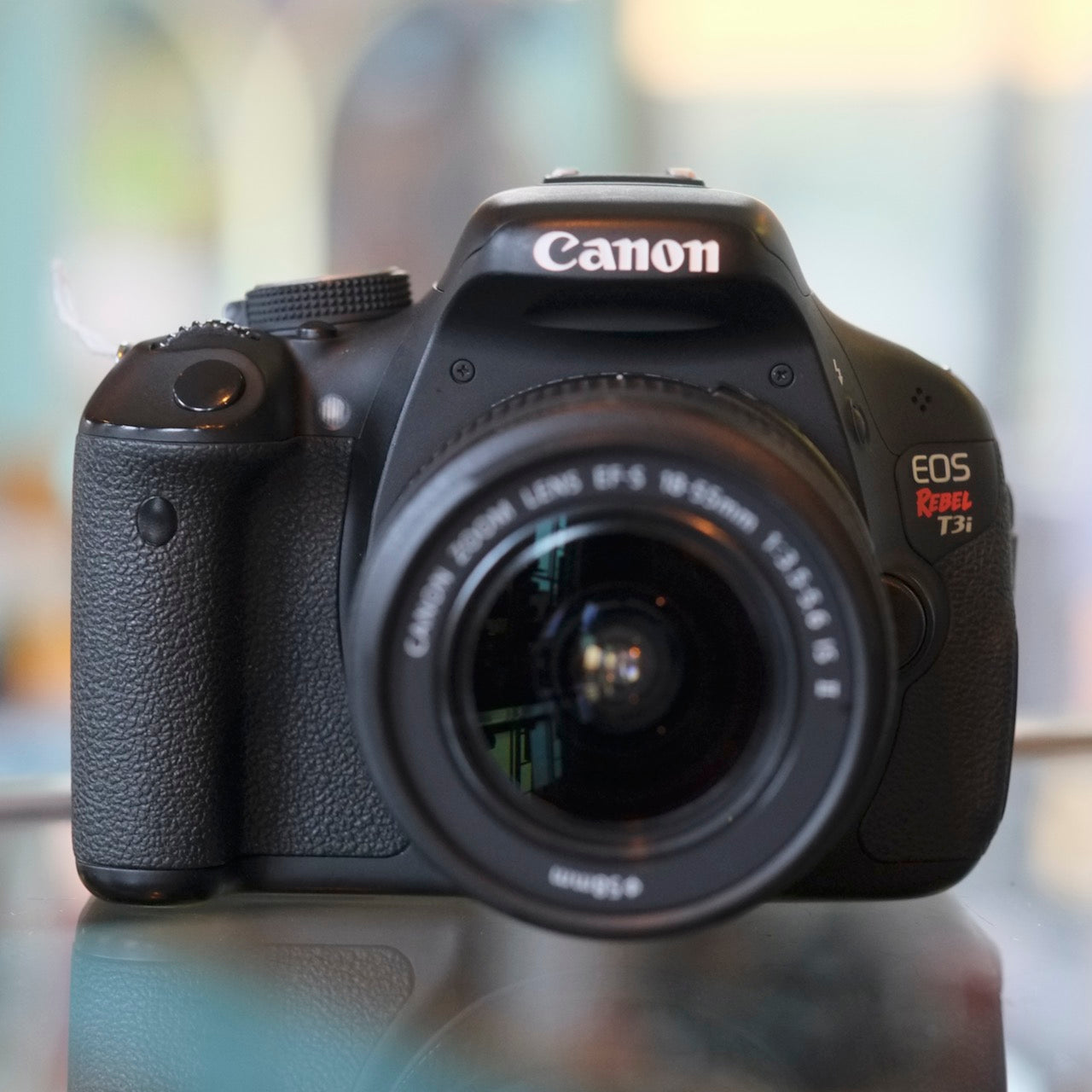 Canon EOS Rebel T3i with 18-55mm f3.6-5.6 IS II