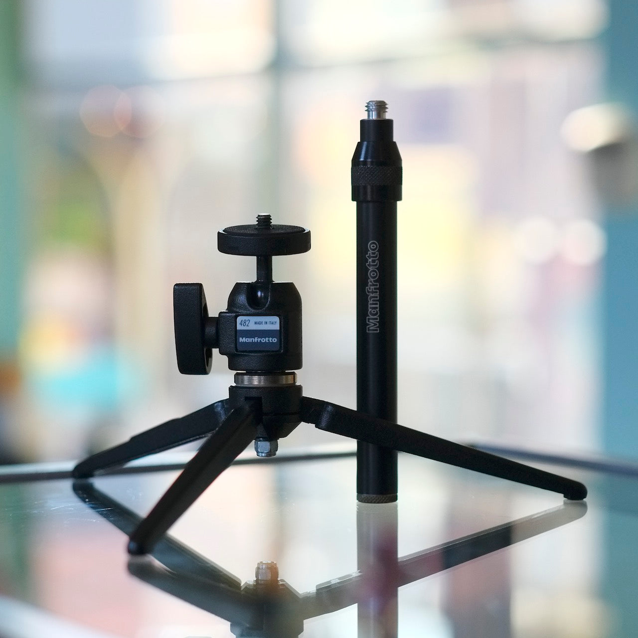 Manfrotto 209 with 482 head & 259B extension
