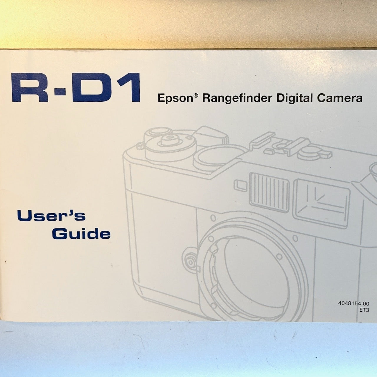 Epson RD-1 Instruction Manual