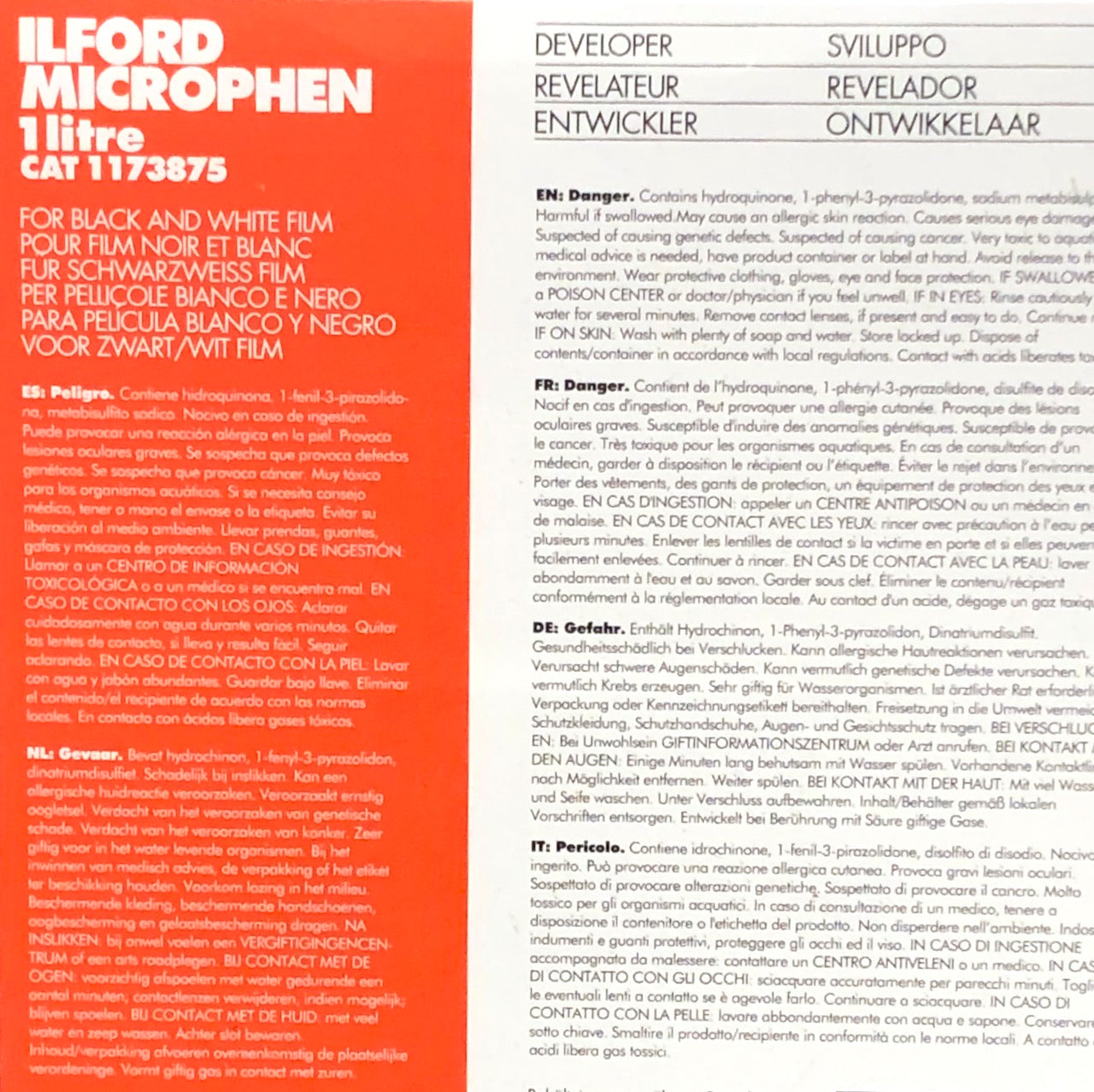 Ilford Microphen