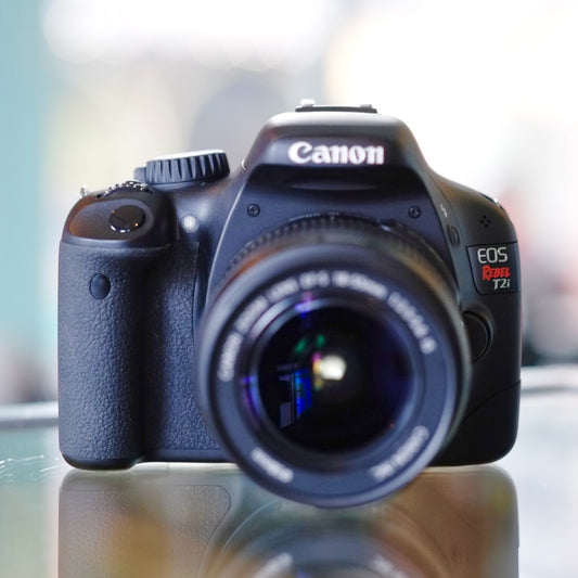 Canon EOS Rebel T2i with 18-55mm f3.5-5.6 IS