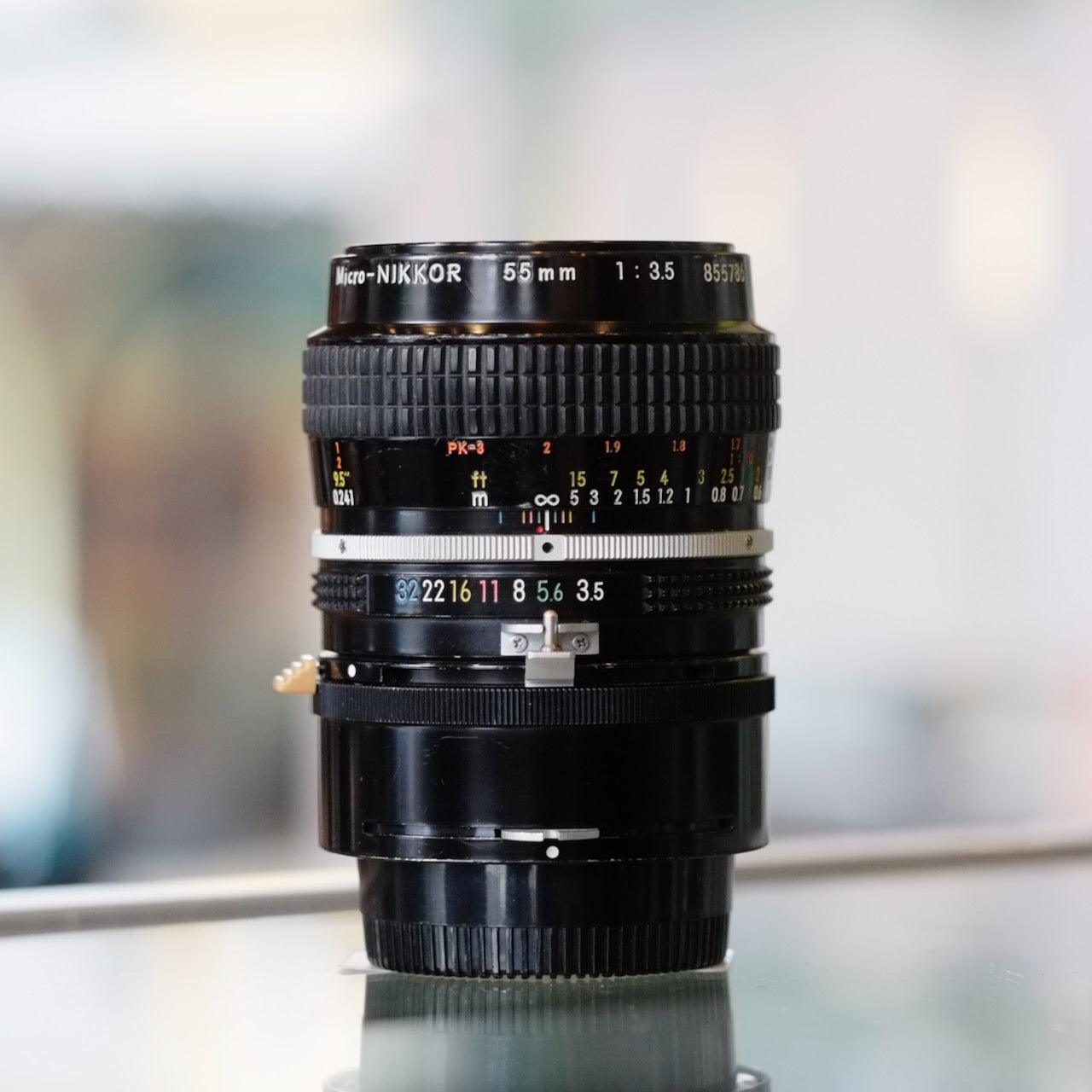 Nikon 55mm f3.5 Micro-Nikkor with PK-3