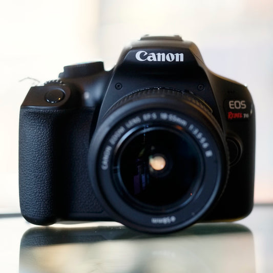 Canon EOS Rebel T6 with 18-55mm f3.5-5.6 IS III