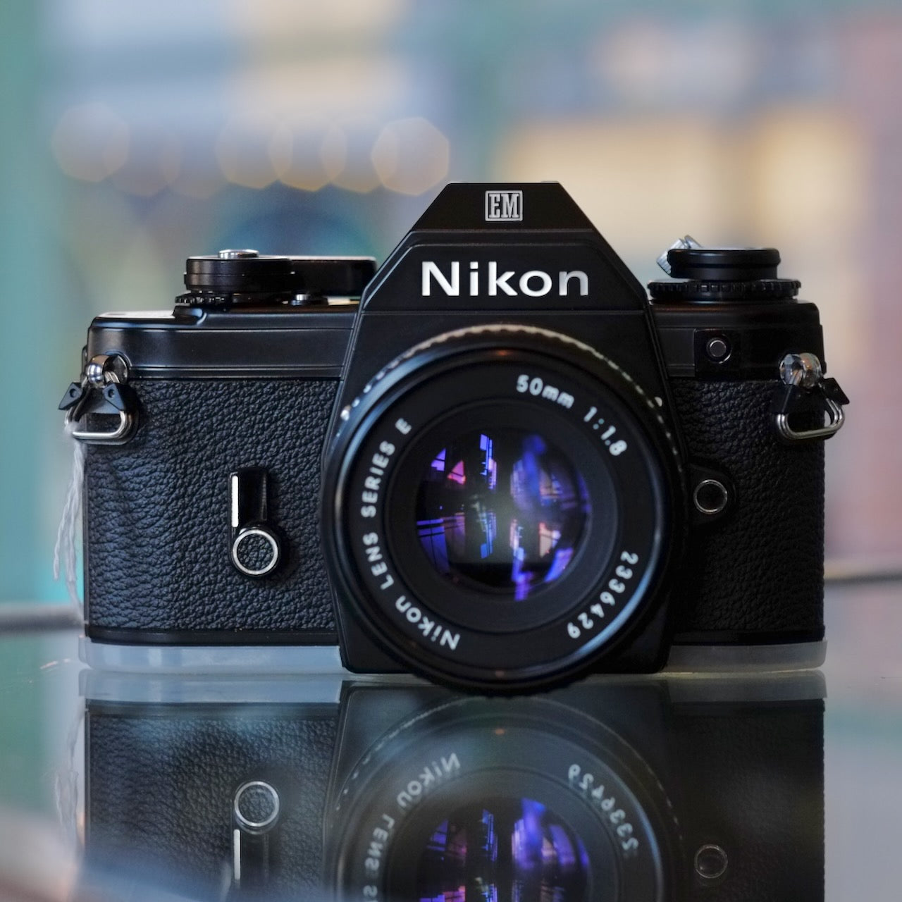 Nikon EM with Nikon Series E 50mm f1.8