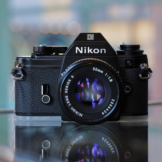 Nikon EM with Nikon Series E 50mm f1.8