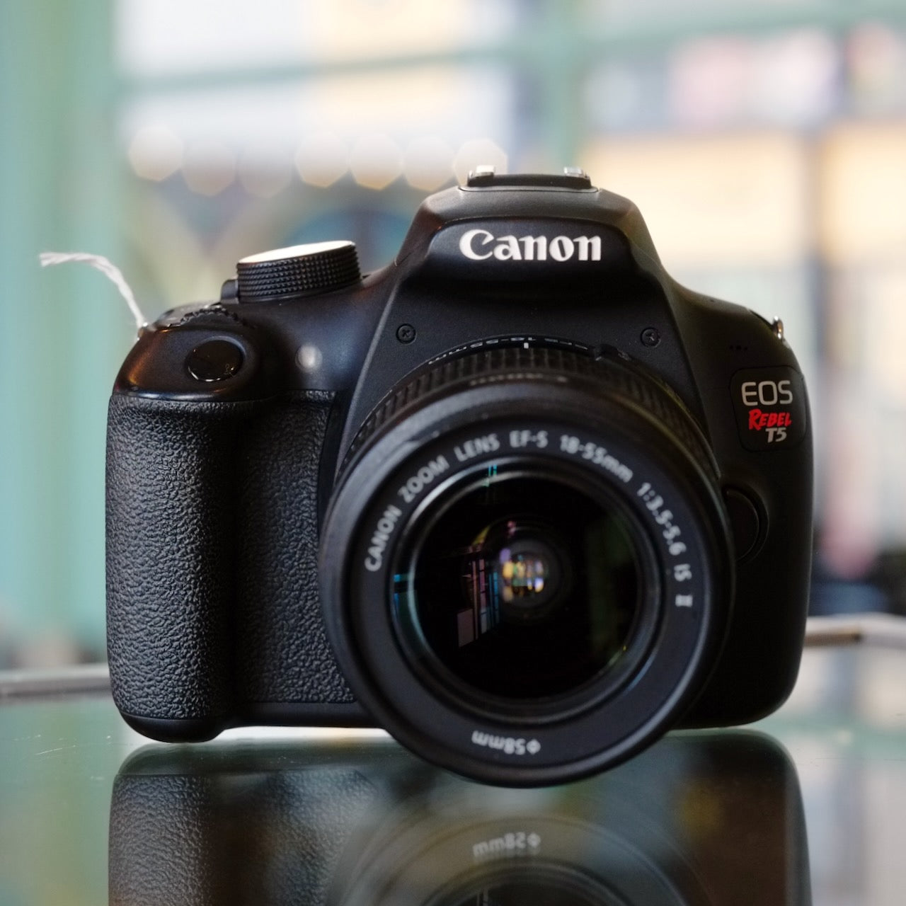 Canon EOS Rebel T5 with 18-55 f3.5-5.6 IS II