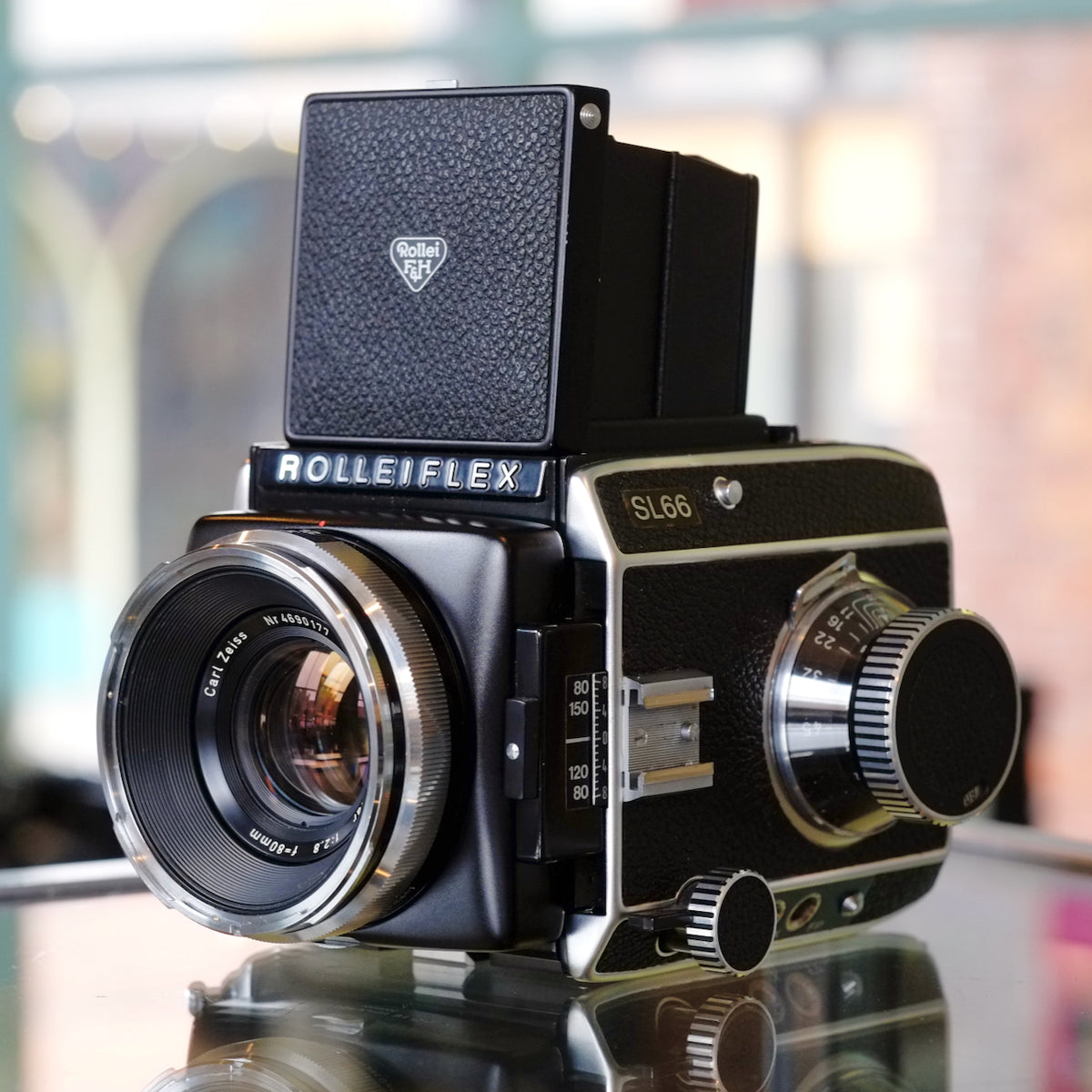 Rolleiflex SL66 with 80mm f2.8 Planar