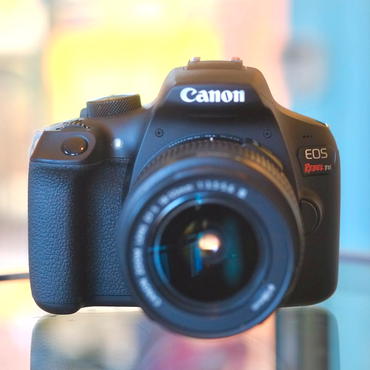 Canon EOS Rebel T6 with 18-55mm f3.5-5.6 IS III