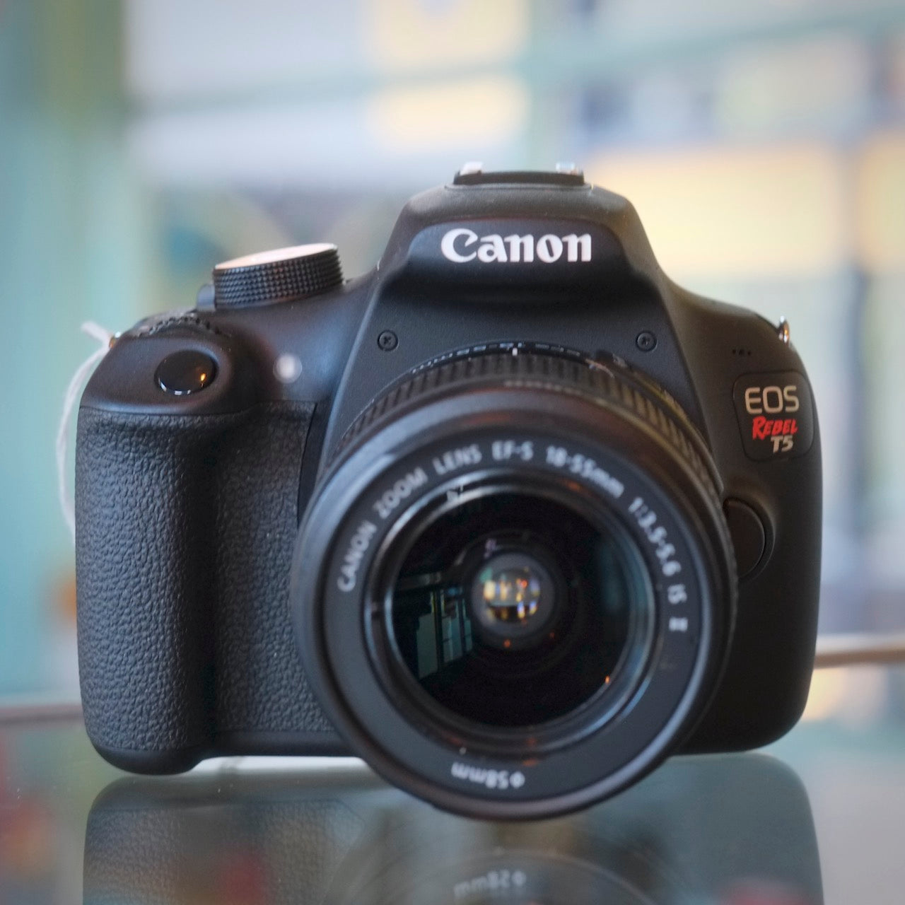 Canon EOS Rebel T5 with 18-55 f3.5-5.6 IS II