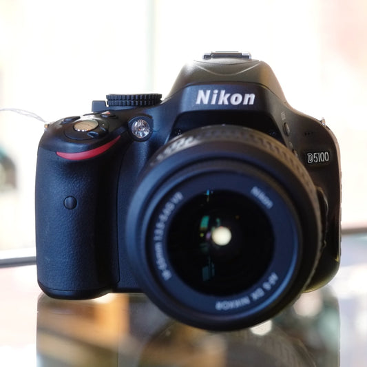 Nikon D5100 with 18-55mm f3.5-5.6G VR Nikkor