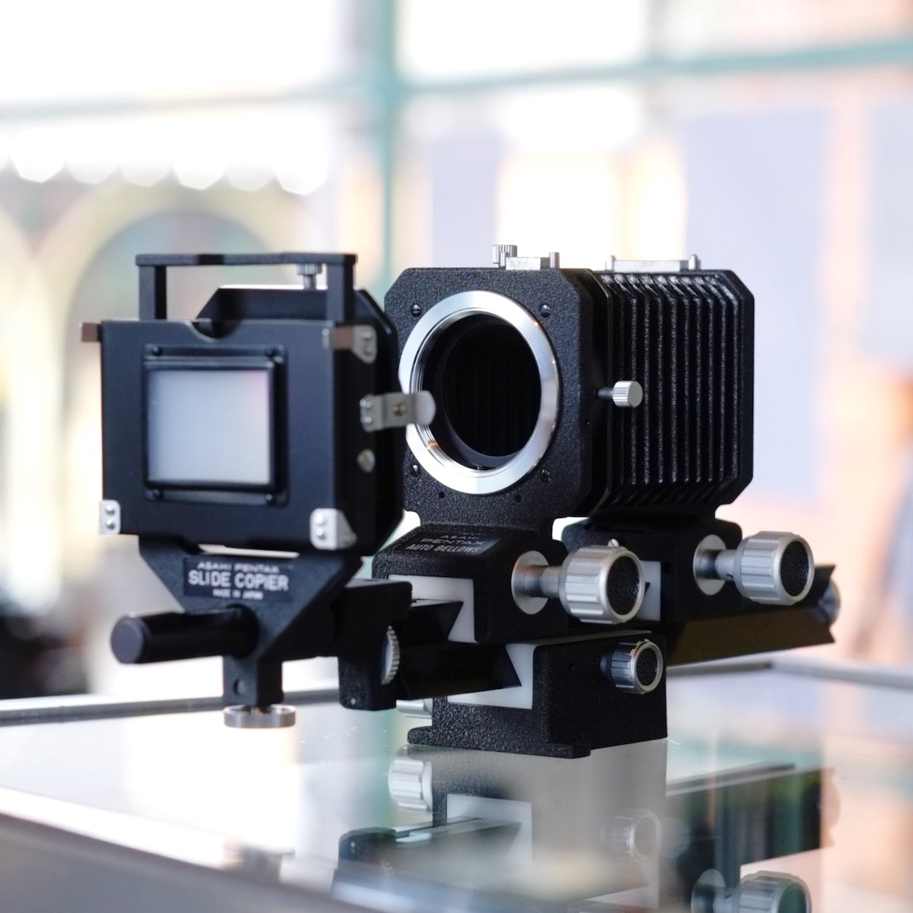 Asahi Pentax Auto Bellows with Slide Copier