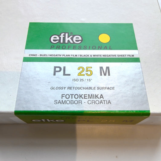 Efke PL25 M (4x5, 50 sheets, EXPIRED 10/2010)