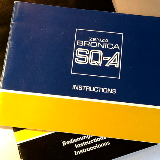 Bronica Instruction Manuals