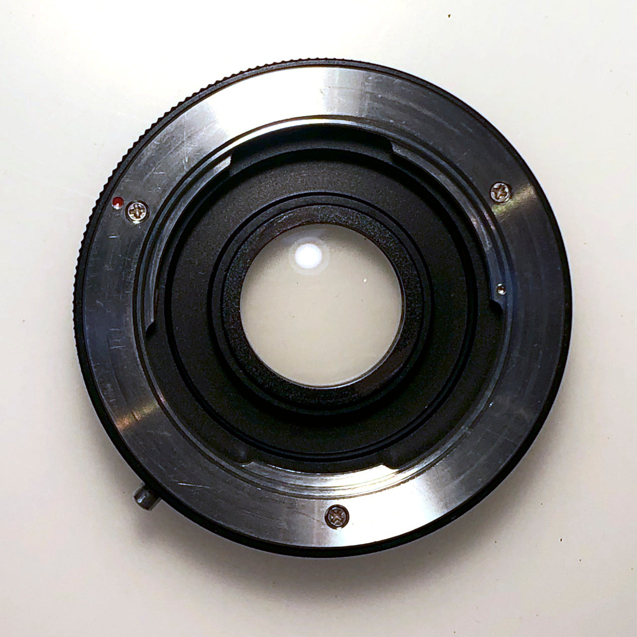 Minolta MD -> Nikon F Adapter (with glass)