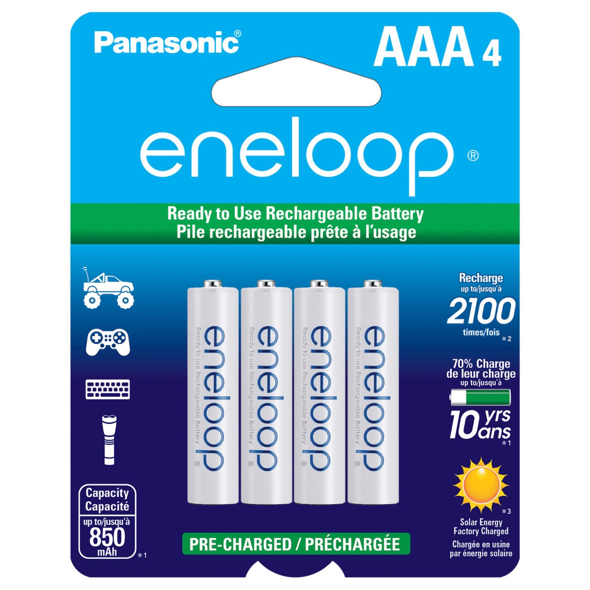 Panasonic Eneloop AAA Batteries