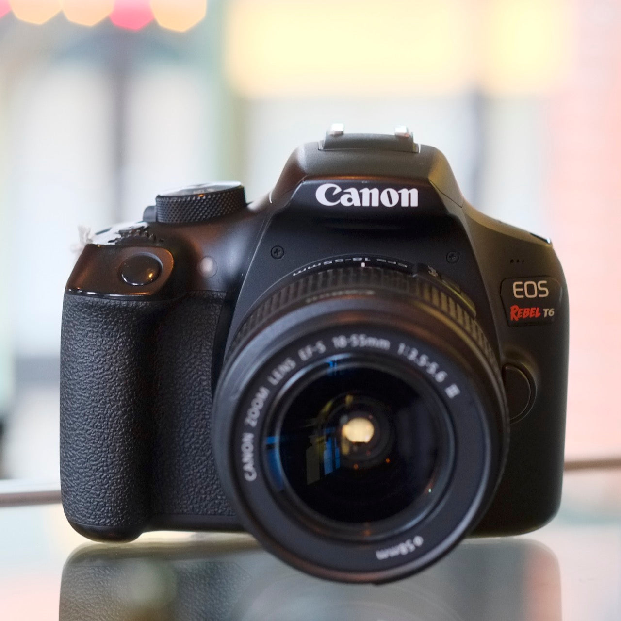 Canon EOS Rebel T6 with 18-55mm f3.5-5.6 IS III