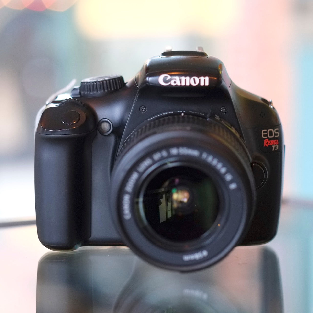 Canon EOS Rebel T3 with 18-55mm f3.5-5.6 II
