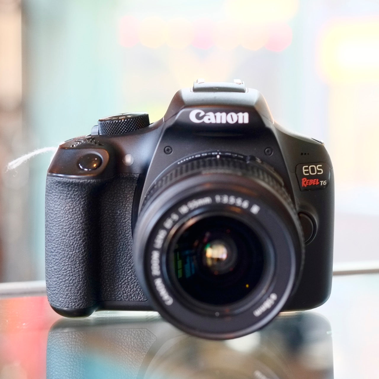 Canon EOS Rebel T6 with 18-55mm f3.5-5.6 IS III
