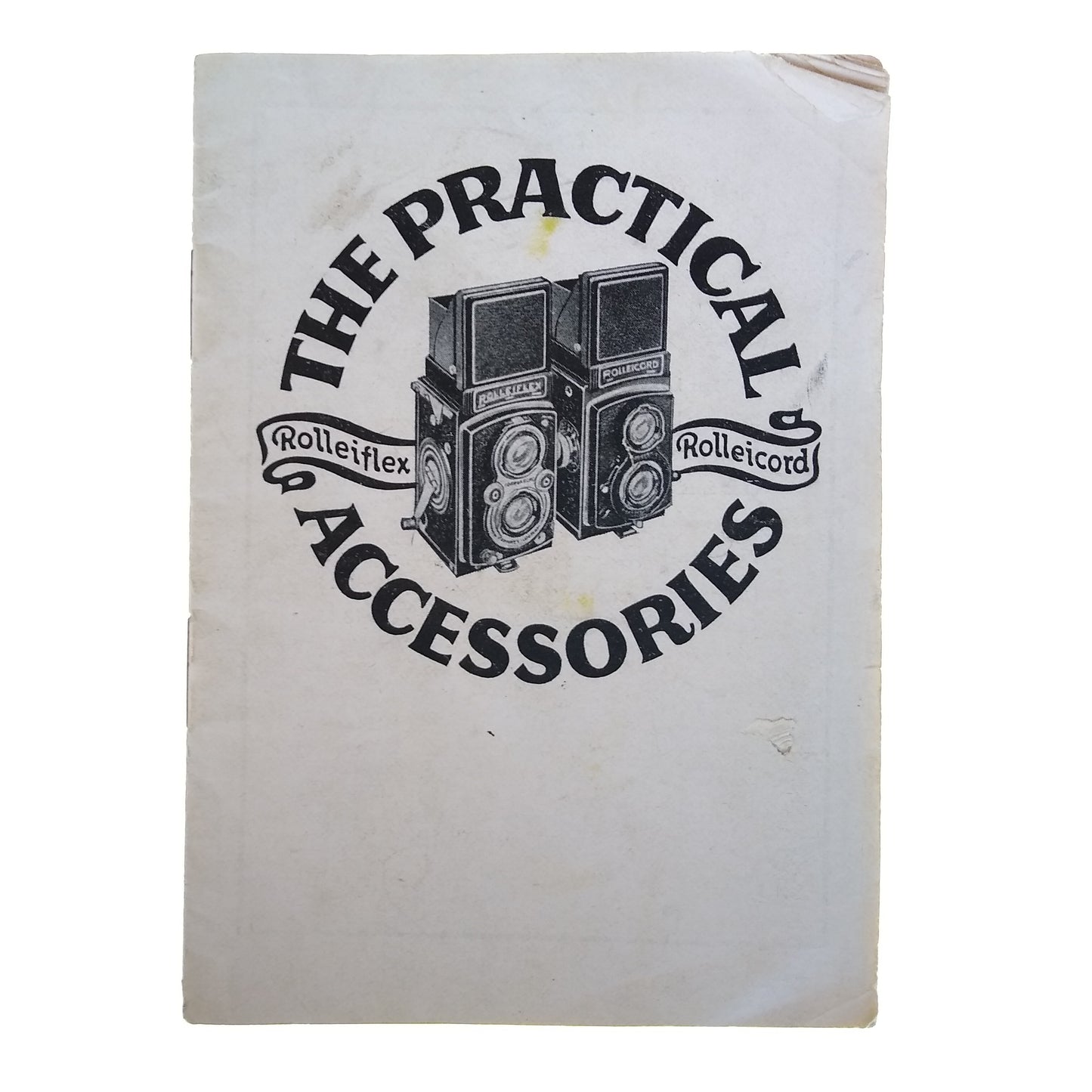 "The Practical Accessories" Brochure for Rolleiflex and Rolleicord.