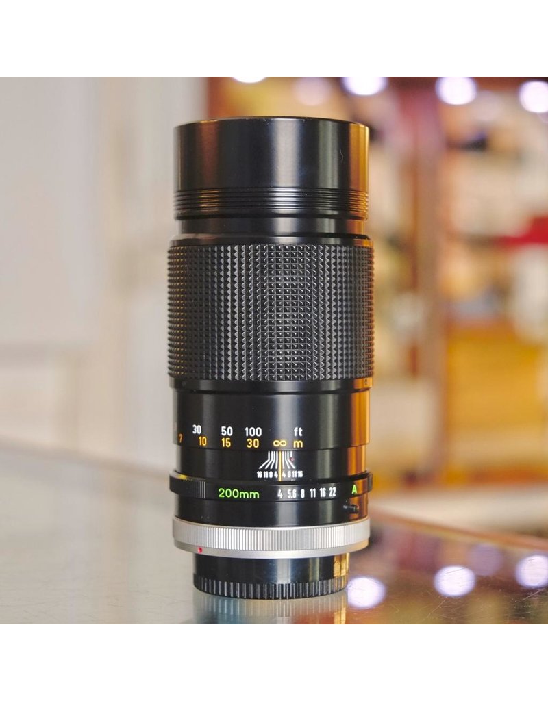 Canon FD 200mm f4 S.S.C.